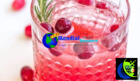 Festive Cranberry Shrub with Apple Cider Vinegar