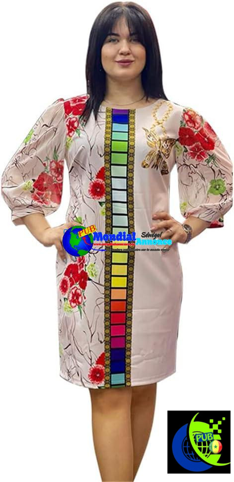 Robe Africaine décontractée Dashiki pour femmes , mode vêtements africains