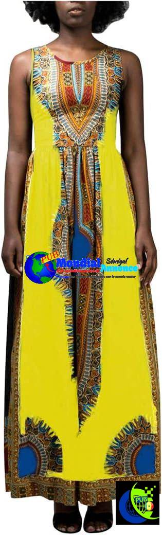 Robes Africaines pour Femmes Dashiki 2022