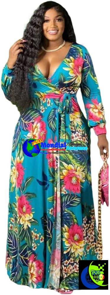 Robes Africaines pour Femmes Vêtements Imprimés Africains Dashiki