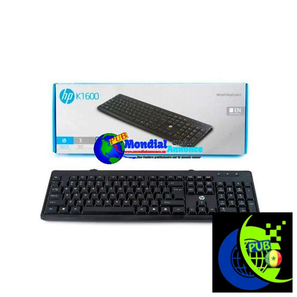 Clavier Avec Fil USB HP K1600 à Bas Prix
