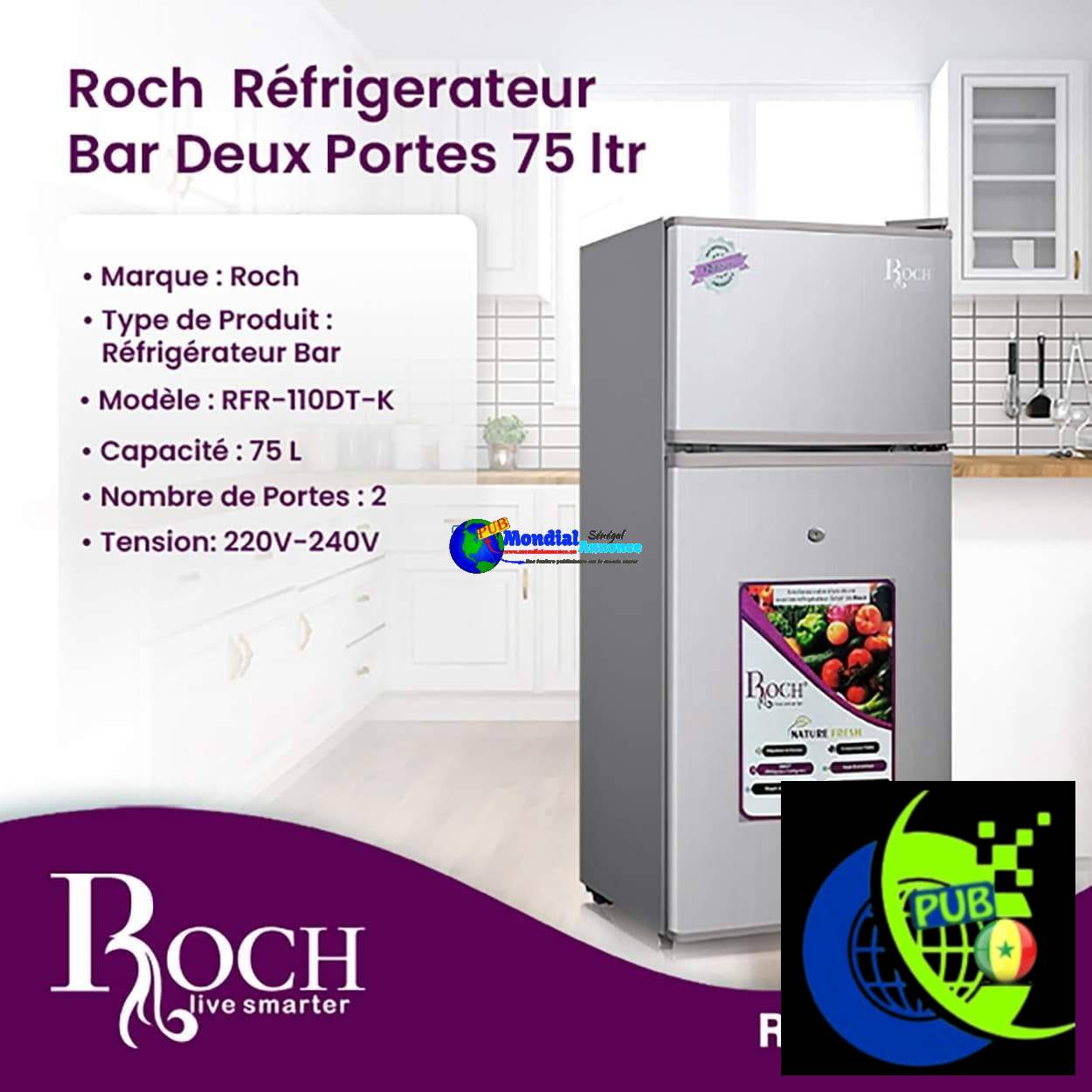 Réfrigérateur Roch de 75 litres a vendre