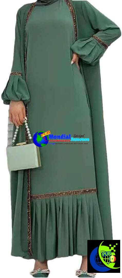 Robe longue musulmane pour femme, pour l’Aïd, le Ramadan, Abaya, Dubaï, Kaftan, Turquie