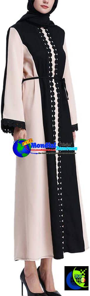 Belle Robe Abaya traditionnelle pour femmes musulmanes