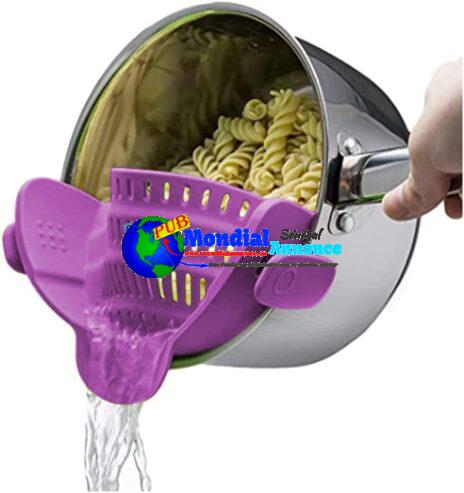 Passoire En Silicone Generic 2SYX Instant Noodles Strainer, Acrylique