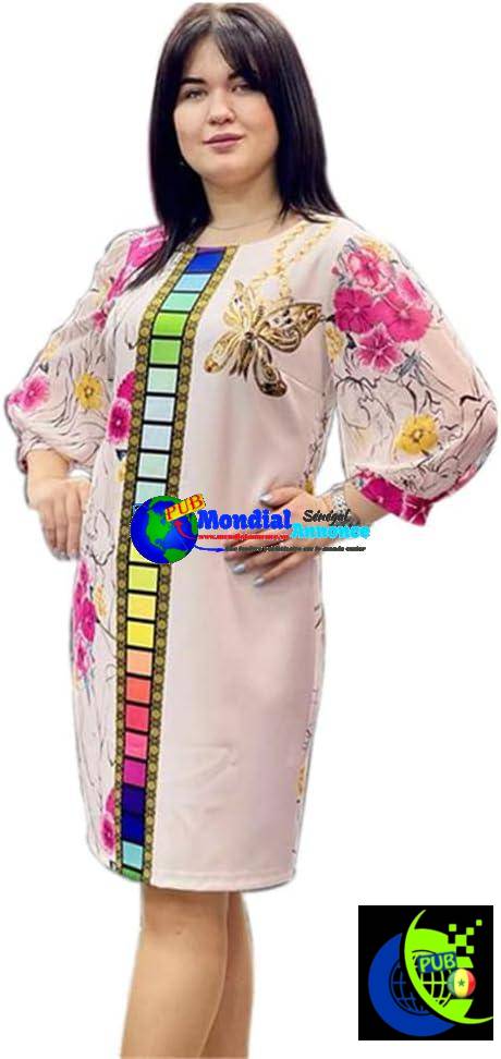 Robe Africaine décontractée Dashiki  pour femmes, Taille XL