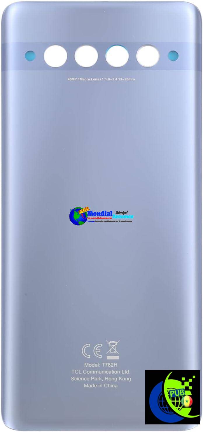 Accessoires de Remplacement du téléphone Mobile Couvercle arrière de la Batterie d’origine pour TCL 10 Plus T782H Réparation