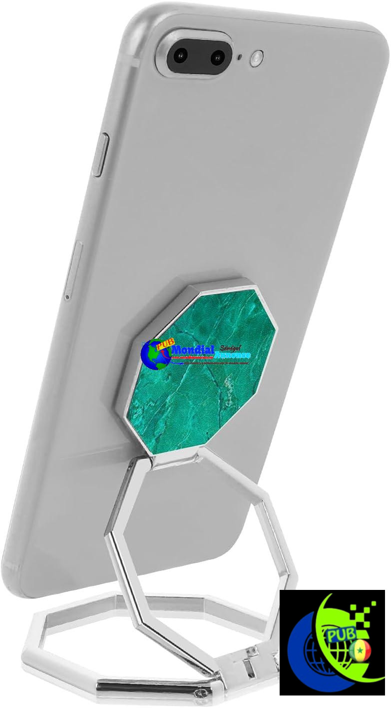 Anneau de support cobee pour téléphone portable, rotation à 360 ° en métal, support pliable pour téléphone portable, réglable compatible avec la plupart des smartphones