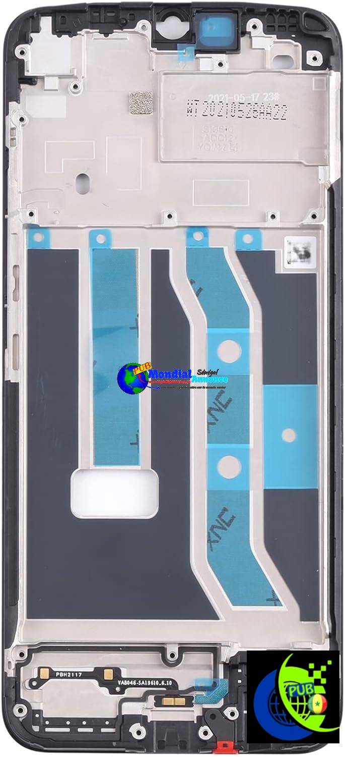 Pièce de Remplacement du téléphone Mobile pour Oppo Realme C21Y / C25Y Housier Avant Cadre LCD Plaque de Lunette Réparation