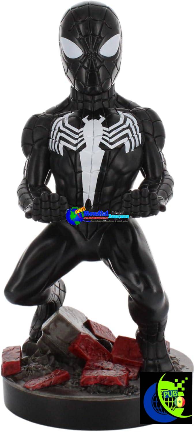 Cable Guys – Support d’accessoires de jeu Marvel Symbiote Spider-Man et support de téléphone pour la plupart des manettes (Xbox, Play Station, Nintendo Switch) et téléphone