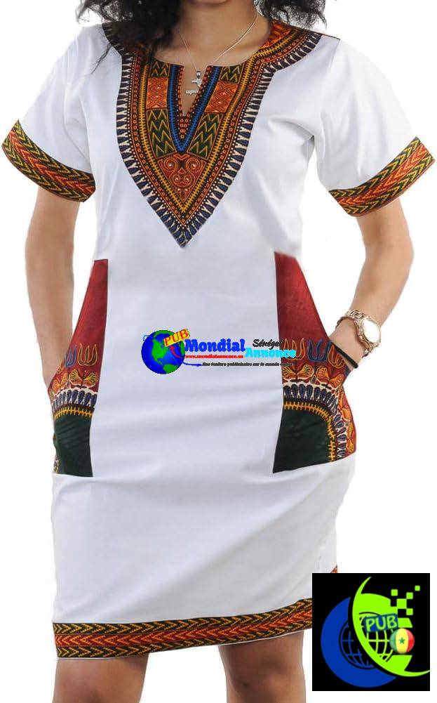 Tenue africaine pour femme Bohème Dashiki Traditionnel Tribal