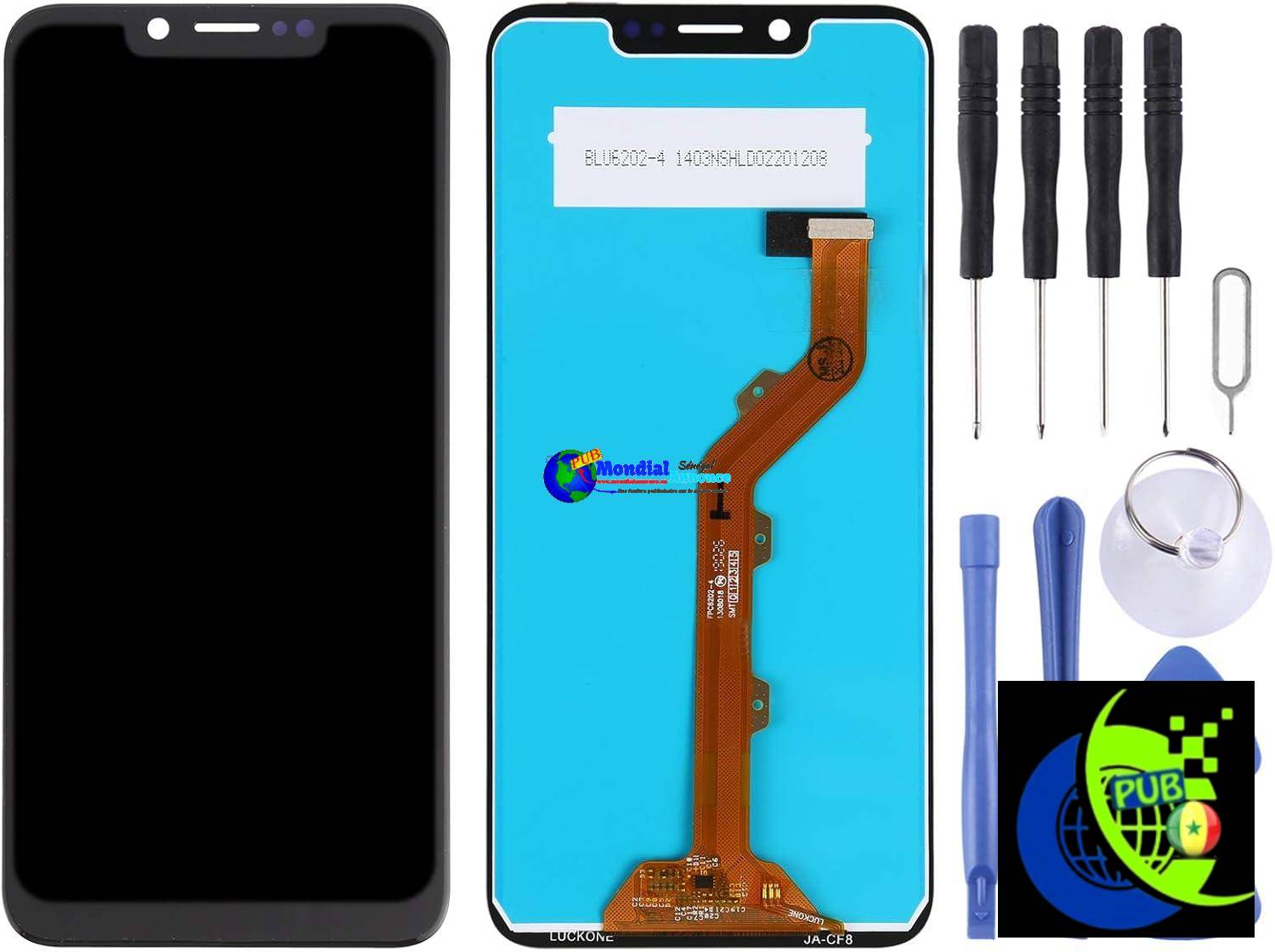 Écran LCD TFT LCD pour téléphone portable Tecno Camon 11 CF7, CF7K avec numériseur complet pièce de réparation