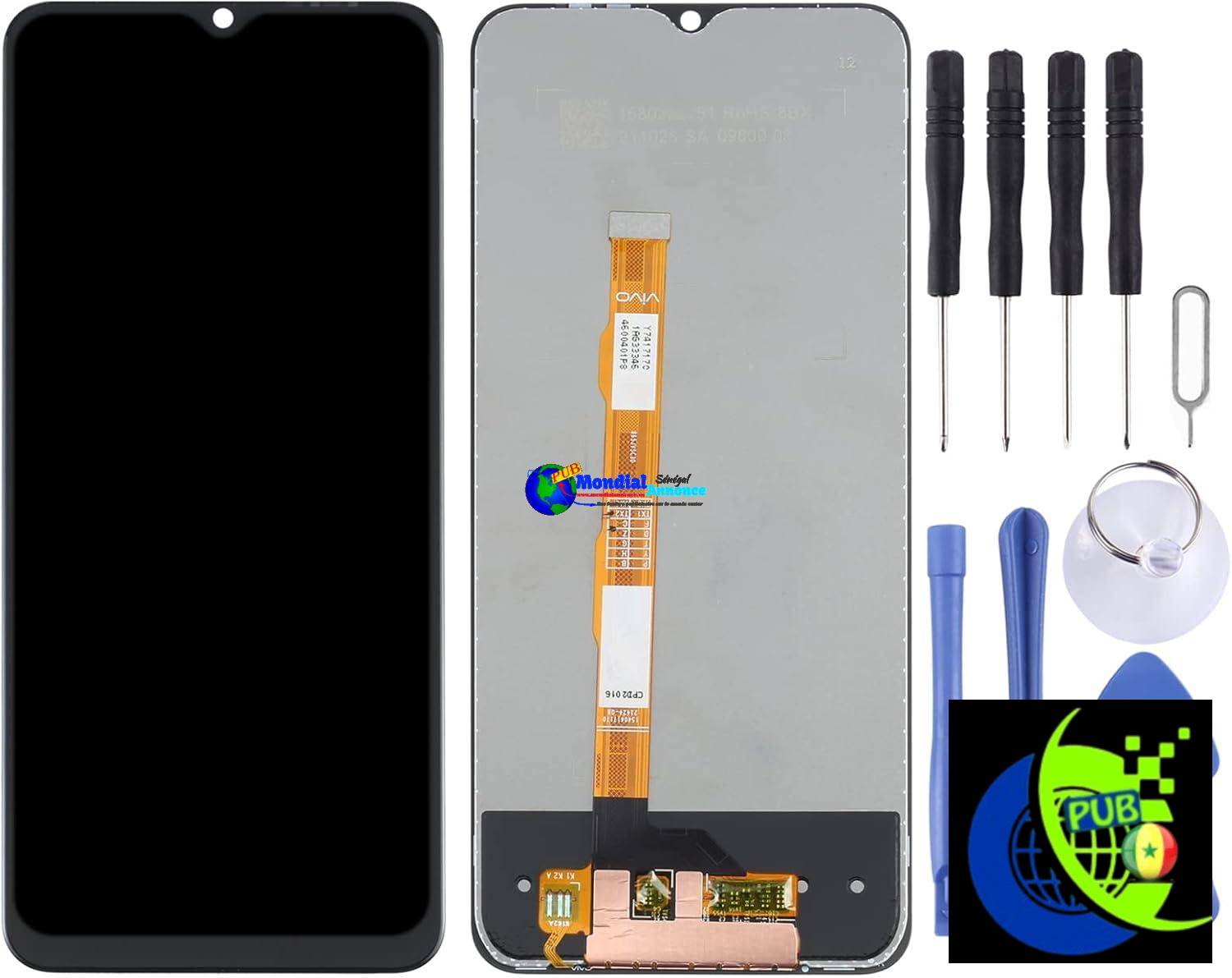 Écran LCD Vivo Y20, Y21S, iQOO U1x et Plus avec Numériseur – Pièce de Réparation