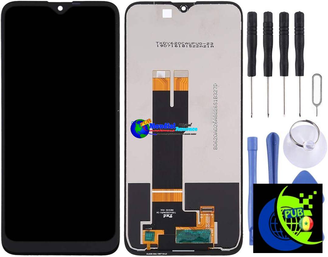 Écran LCD de téléphone Mobile Écran LCD TFT pour Nokia 2.3 avec numériseur Complet (Noir) Réparation