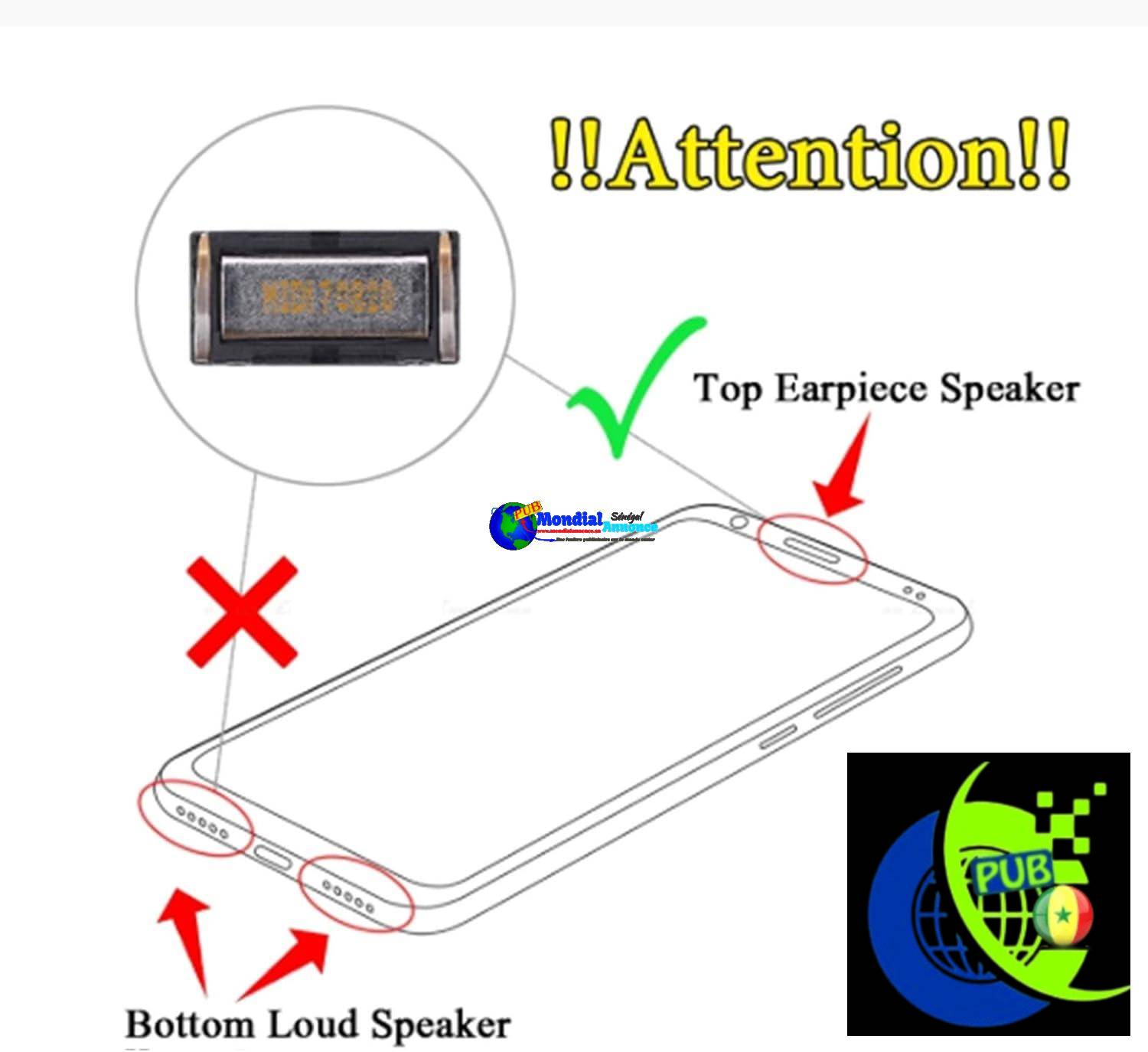 Accessoires de Remplacement du téléphone Mobile Haut-Parleur de 10 PCS pour la Charge LG X Réparation