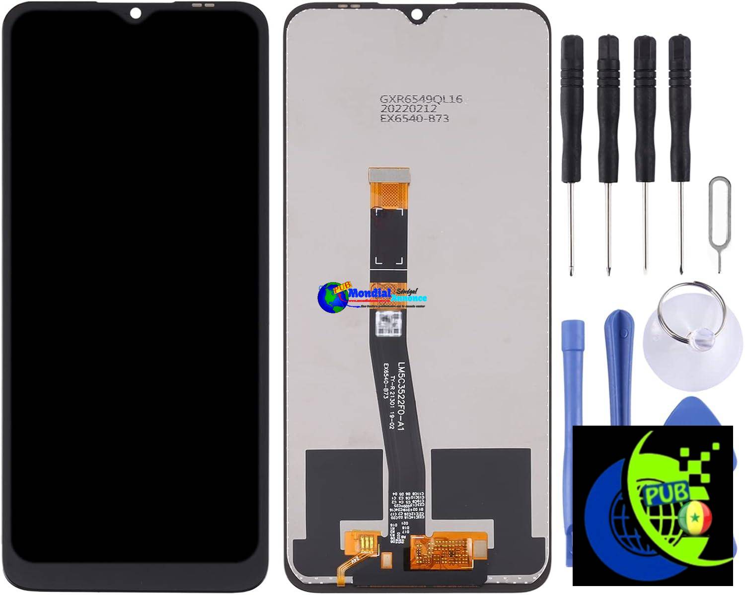 Écran LCD TFT LCD pour Motorola Moto G50 5G avec numériseur Assemblée Complète Pièce de réparation