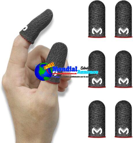 Manchons de doigts SIOPPKIK Anti-Transpiration Respirant pour Écran Tactile Tir et Visée Sensibles – manchons de doigts pour Couteaux Out/PUBG pour Android et iOS