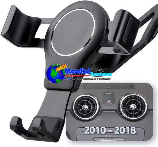 Support Téléphone Voiture pour Audi A1, Support de Téléphone Rotatif