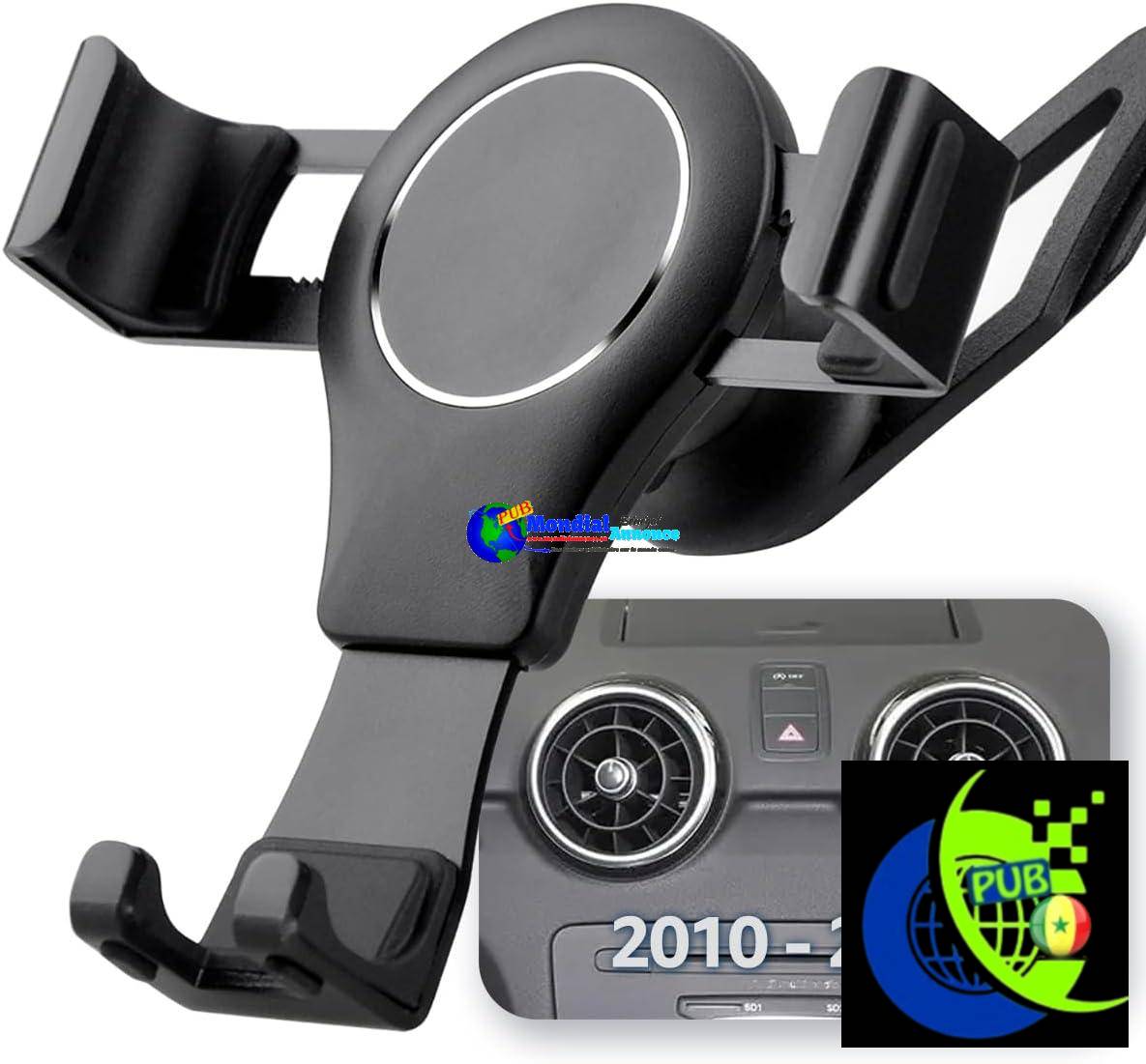 Support Téléphone Voiture pour Audi A1, Support de Téléphone Rotatif