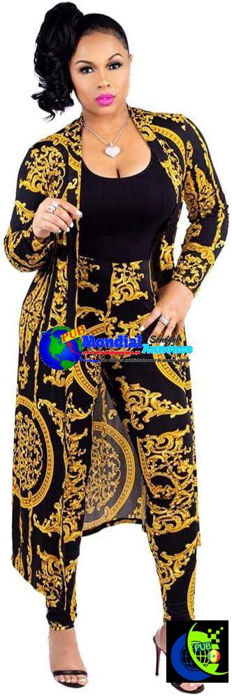 Tenue 2 pièces Max2co pour femme, cardigan ouvert à manches longues à fleurs