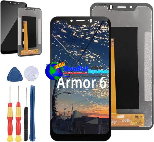 Yuxyiony Écran de remplacement pour Ulefone Armor 6/ 6S/ 6E LCD Accessoires écran de réparation et outil de remplacement