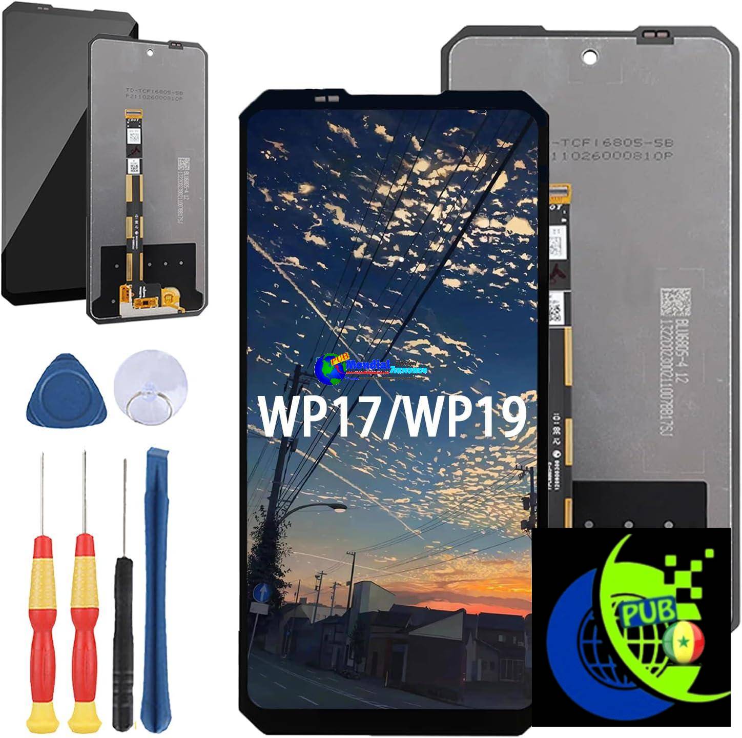 Écran de remplacement Yuxyiony pour Oukitel WP17/WP19 avec outils inclus