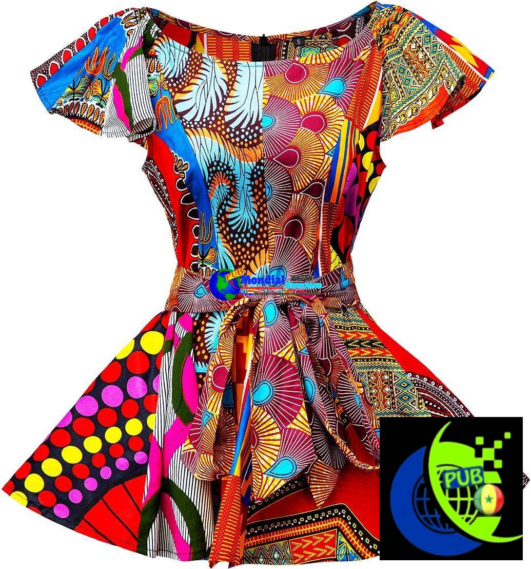 Chemises imprimé à motifs africains pour femme