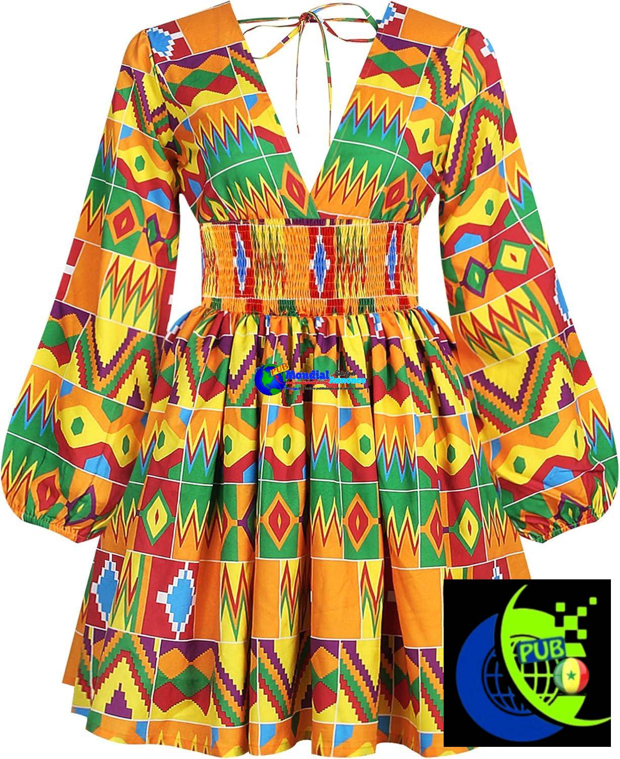 Robe africaine imprimée Dashiki
