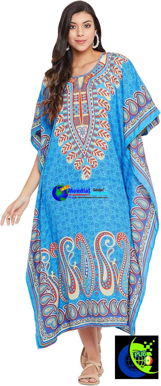 Robe Caftan pour femme de grande taille