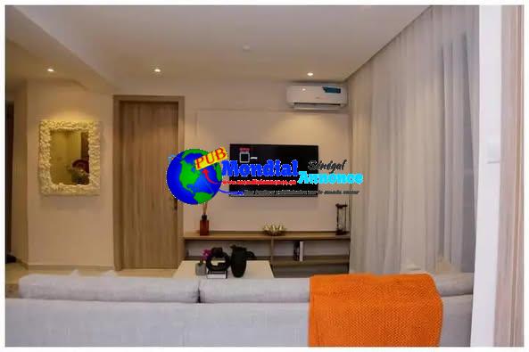 Appartement Meublé 3 Chambres à Louer à Dakar
