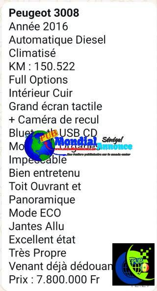 Ford Escape 2013 d’occasion à vendre à Dakar – Échange possible