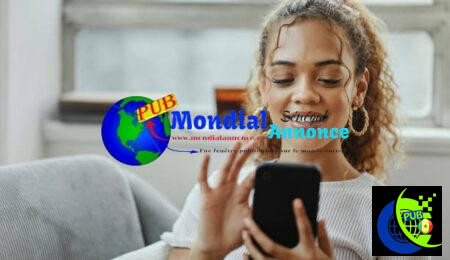 Black woman with smartphone on a sofa for networking online, mobile app or relax chat with home wifi. Young person on couch using phone for internet, social media post or email communication update Publiez vos Annonces Gratuites et Gagnez en Visibilité !