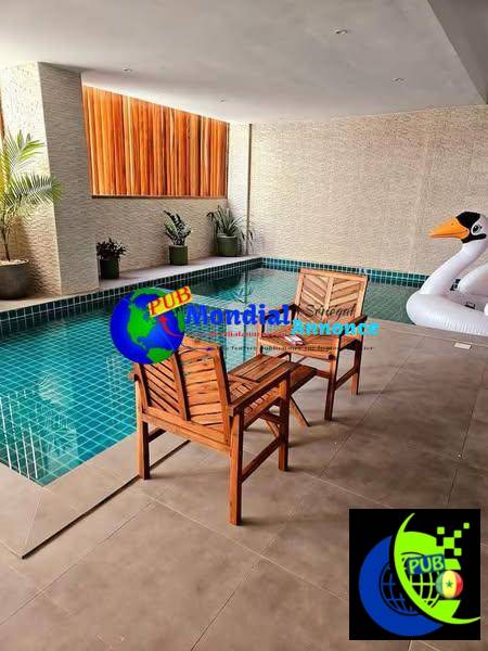 Appartement meublé avec piscine à louer