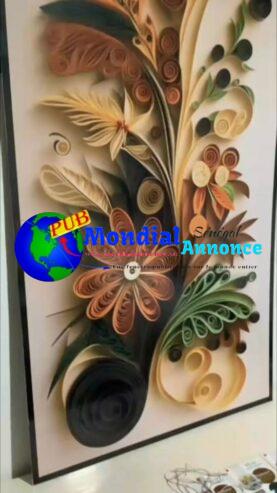 Tableaux décoratifs d’intérieur très chic disponible chez Momo Design à Dakar