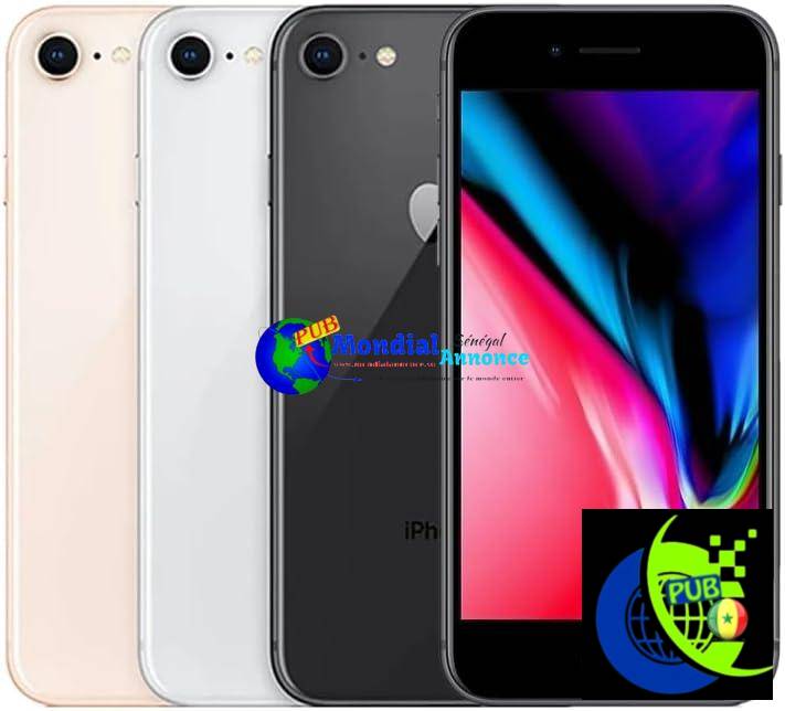 High-Tech Place iPhone 8 64 Go Couleurs mélangées déverrouillées utilisées (A) Grade, Version JP