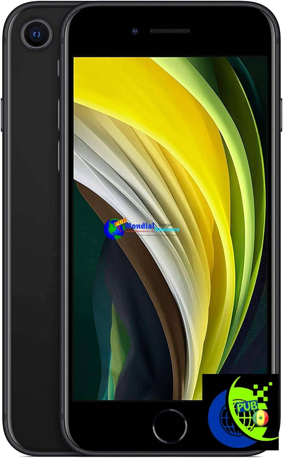 IPhone SE 128GB 2e Génération, Noir (Reconditionné)