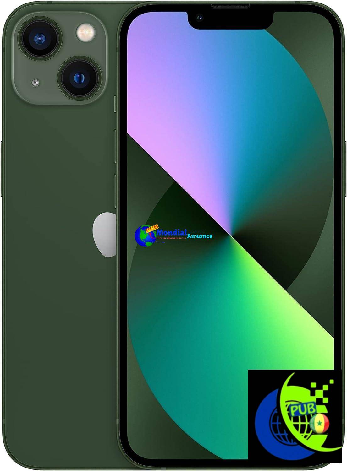 Apple iPhone 13, 128 Go Vert (Reconditionné)