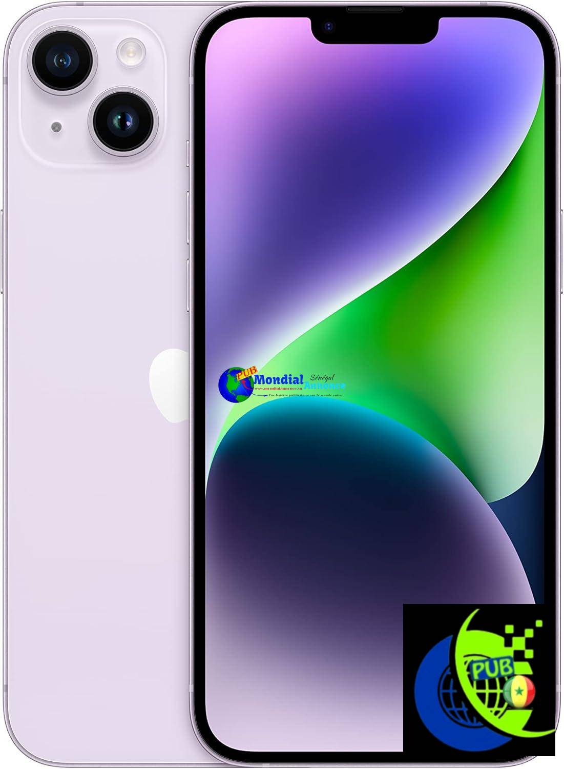 Apple iPhone 14 Plus, 128 Go – Violet – (Reconditionné)