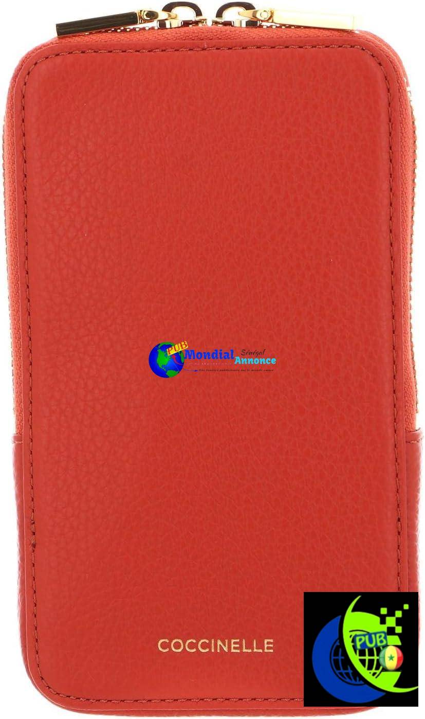 Coccinelle Flor Hi-Tech Phone Bag Tangerine