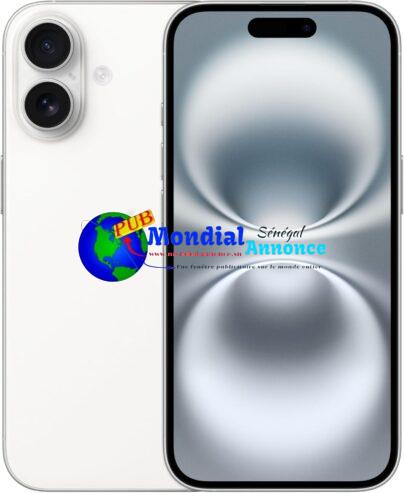 Apple iPhone 16 (128 Go) – Blanc
