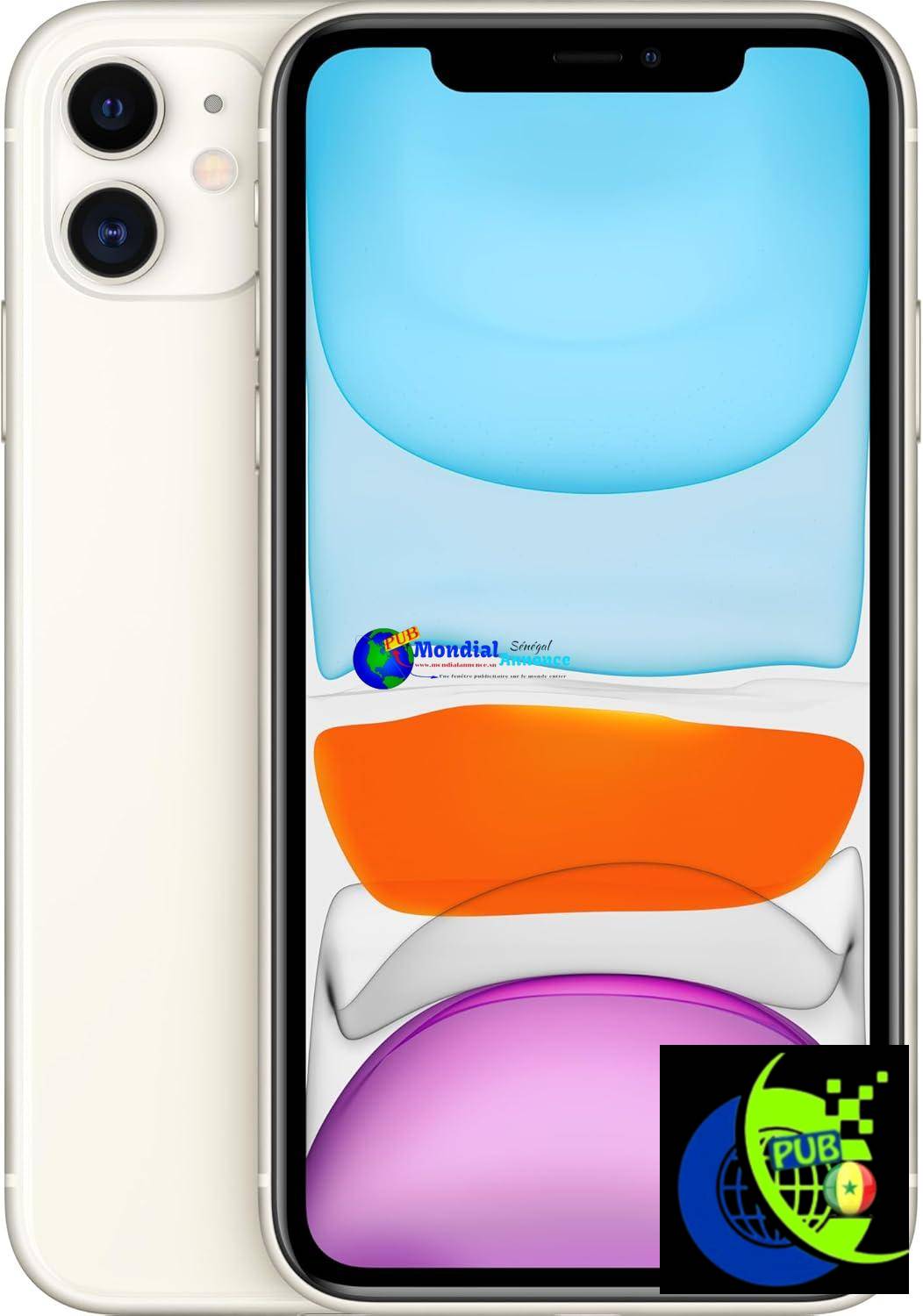 Apple iPhone 11 64GB Blanc (Reconditionné)