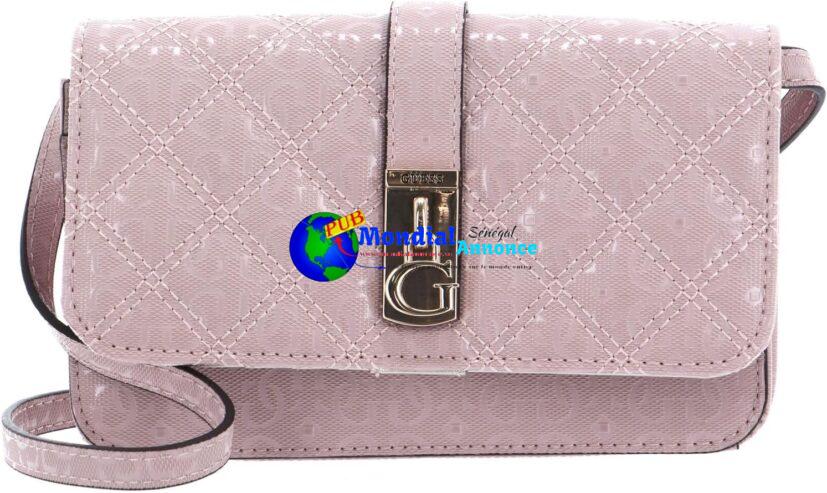 GUESS Gaia SLG Sac à bandoulière pour téléphone Blush