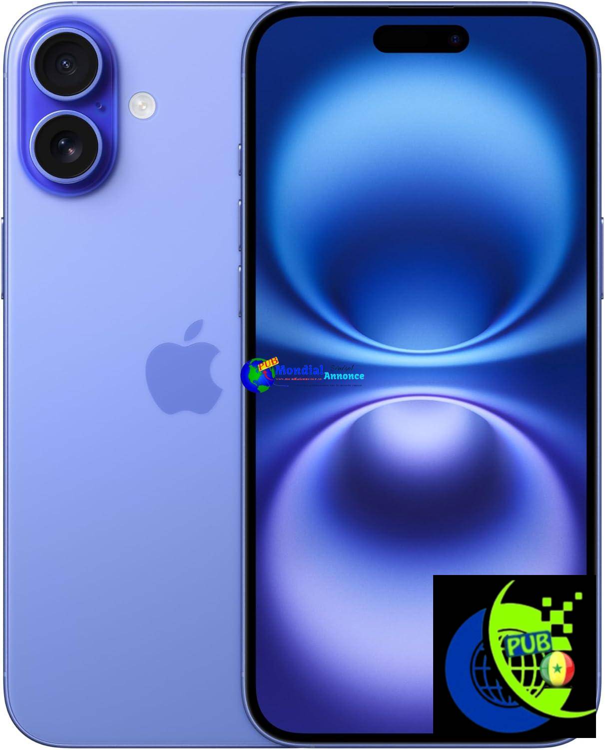 Apple iPhone 16 Plus (128 Go) – Outremer