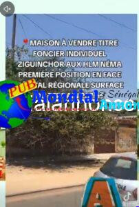 MAISON À VENDRE À ZIGUINCHOR