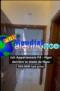 APPARTEMENT F4 À LOUER À NGOR