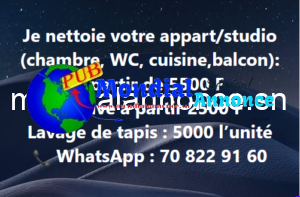 Nettoyage d’appartement