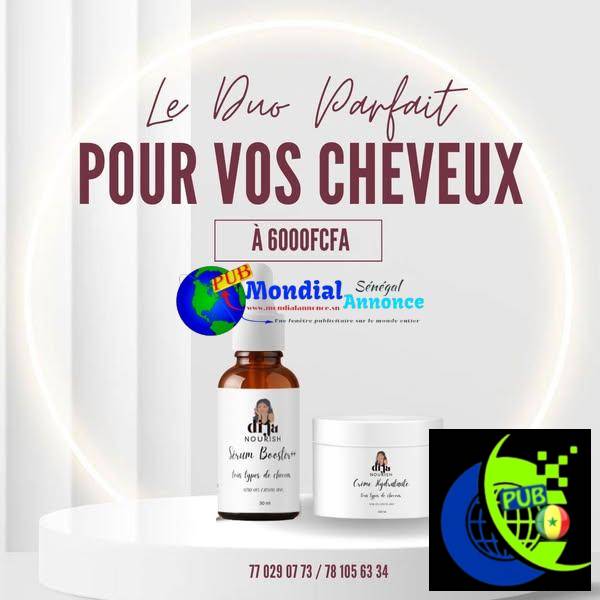 Gamme de Soins Capillaires 100% Naturelle à Base de Moringa disponible