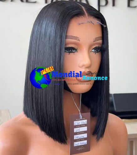 Perruque Kim red longueur 10” – Cheveux bruts vietnamiens, densité 250%, dispo à 60 000 FCFA