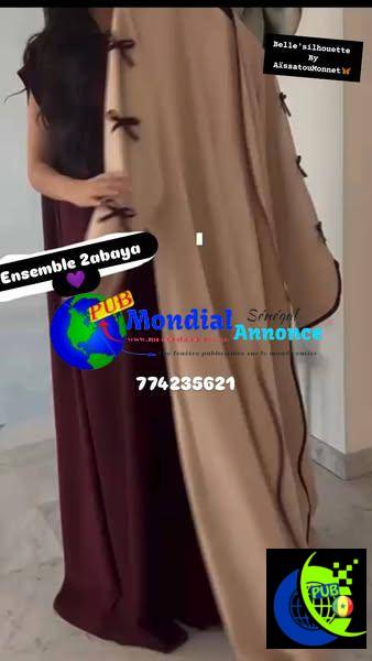 Ensemble 2Abaya Femme – Élégance et Qualité Supérieure