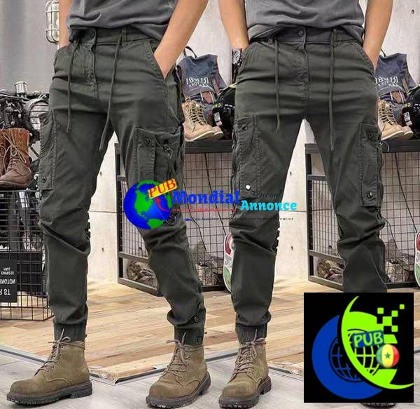 Jogging Cargo Homme – Confort & Style,1 à 11000F et 2 à 20000F
